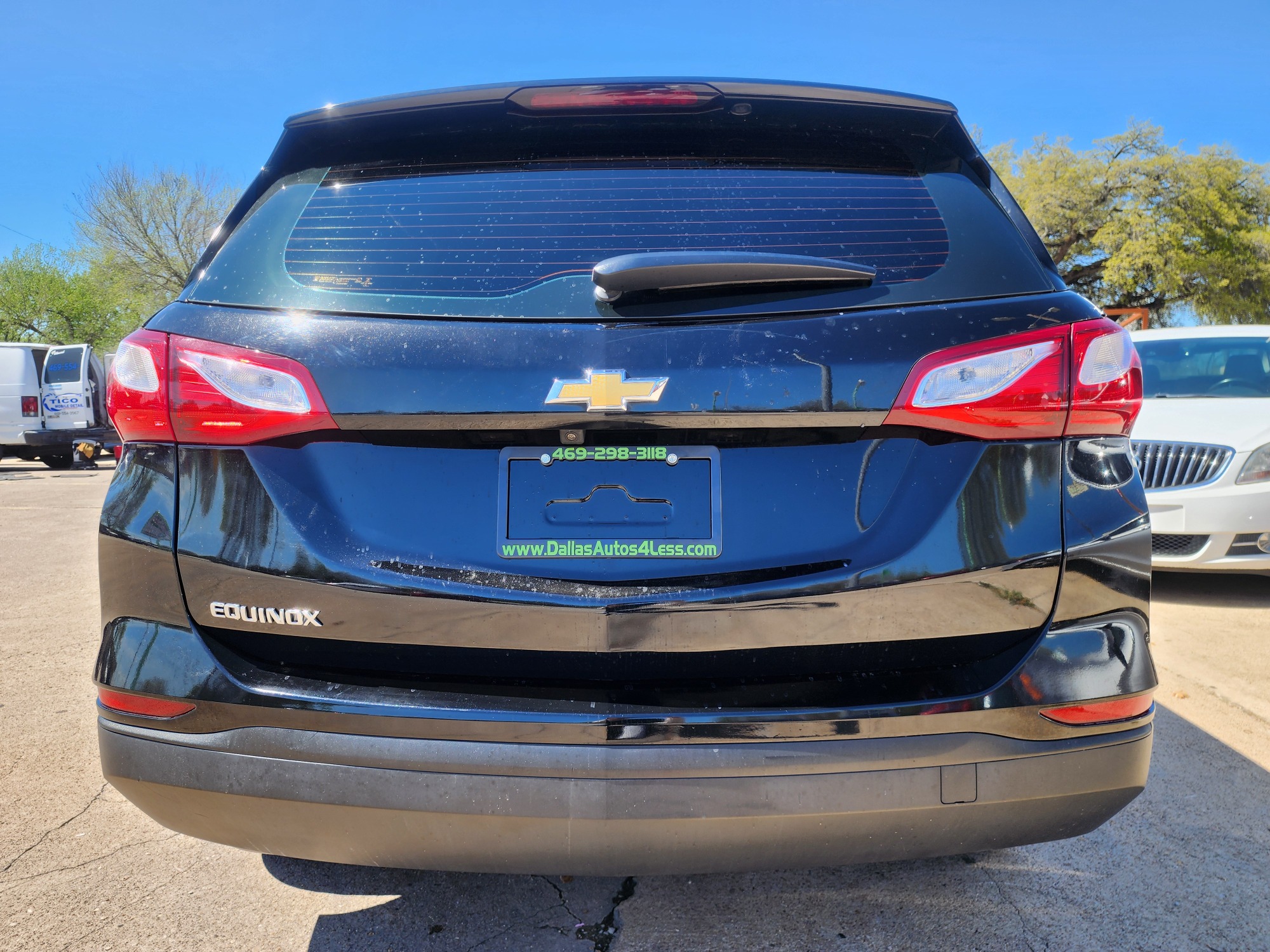 2019 BLACK Chevrolet Equinox LS (3GNAXHEV2KL) with an 1.5L L4 DIR DOHC 16V TURBO engine, 6A transmission, located at 2660 S.Garland Avenue, Garland, TX, 75041, (469) 298-3118, 32.885387, -96.656776 - Photo #4